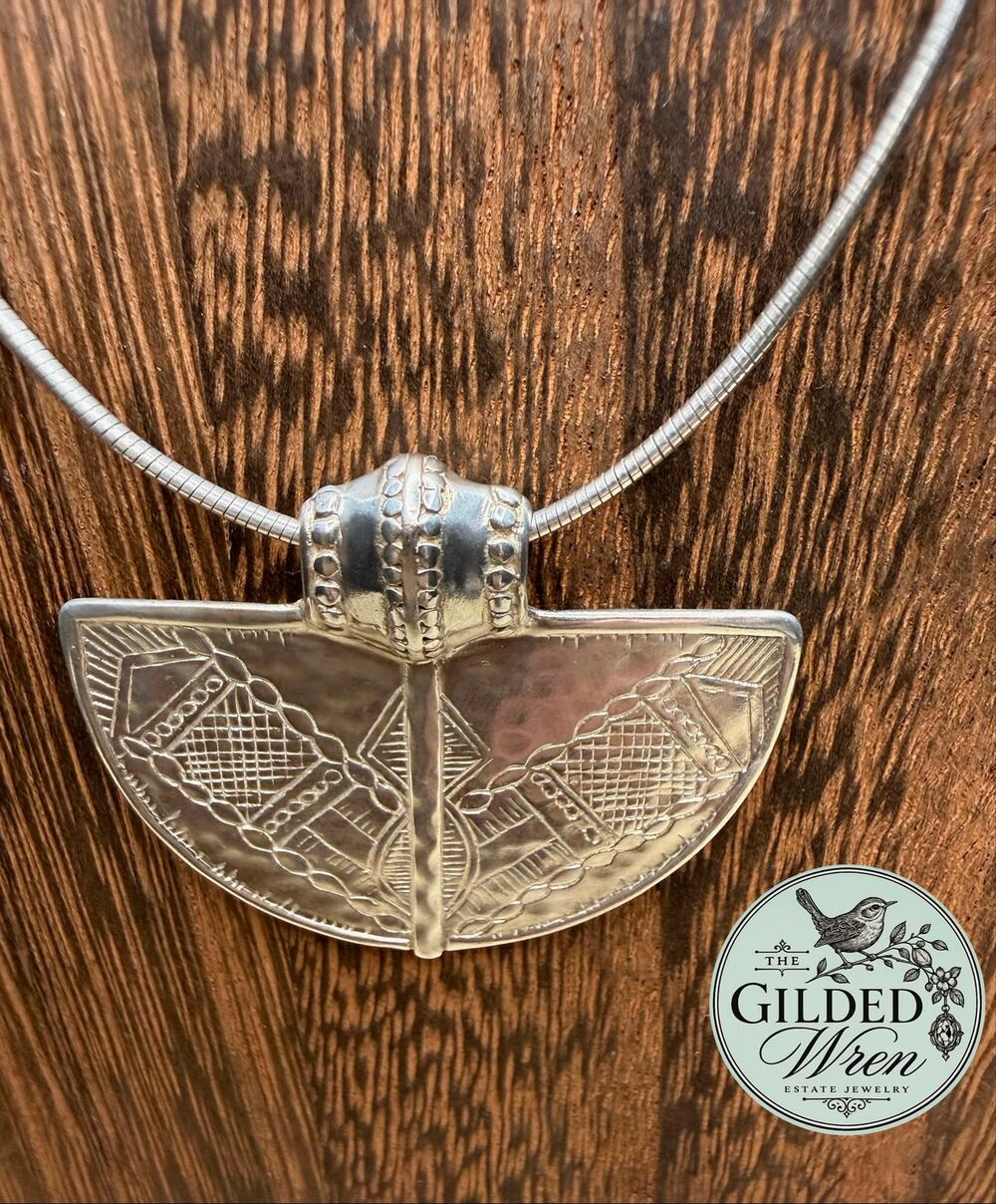 Silpada N3250 Rio de Janeiro Sterling Pendant 20in 925 Omega Necklace